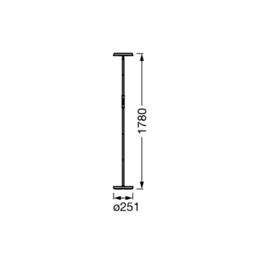Ledvance - LED RGBW Επιδαπέδια λάμπα dimming SMART+ FLOOR LED/13,5W/230V 2700-5000K Wi-Fi