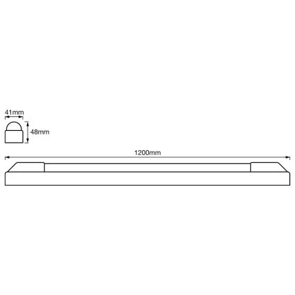 Ledvance - LED Γραμμικό φωτιστικό POWER BATTEN LED/24W/230V 4000K