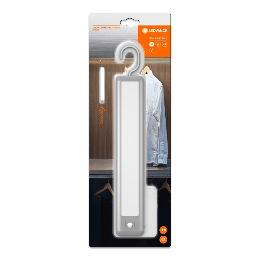 Ledvance - LED Κρεμαστό νυκτός φωστικό με αισθητήρα MOBILE LED/2,35W/5V 1000 mAh