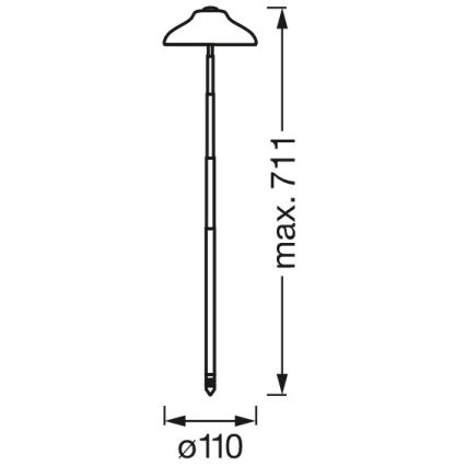 Ledvance - LED λάμπα εσωτερικού χώρου GARDEN LIGHT LED/5W/5V