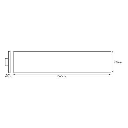 Ledvance - LED Πάνελ FRAMELESS LED/40W/230V 3000K