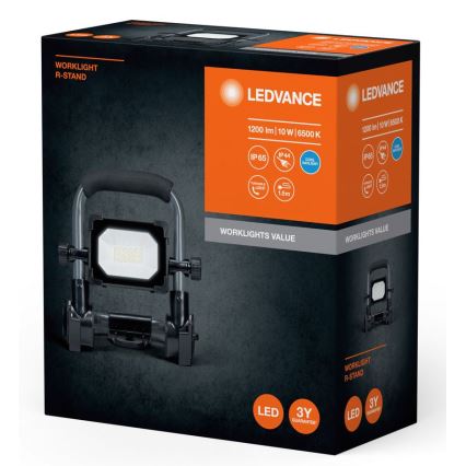 Ledvance - Προβολέας εξωτερικού χώρου LED WORKLIGHT R-STAND LED/10W/230V 6500K IP65