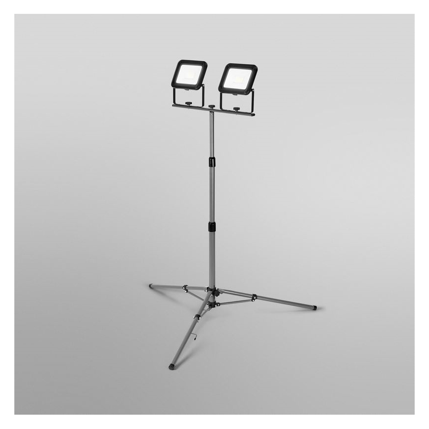 Ledvance - Προβολέας εξωτερικού χώρου LED με ένα holder WORKLIGHT TRIPOD 2xLED/30W/230V 6500K IP65