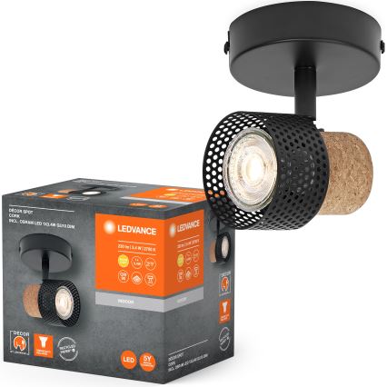 Ledvance - LED Σποτ DECOR CORK 1xGU10/3,4W/230V