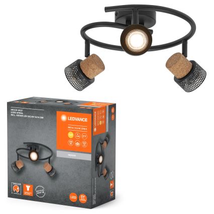 Ledvance - LED Σποτ DECOR CORK 3xGU10/3,4W/230V