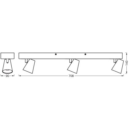 Ledvance - LED Σποτ DECOR NEPTUNE LED/26W/230V