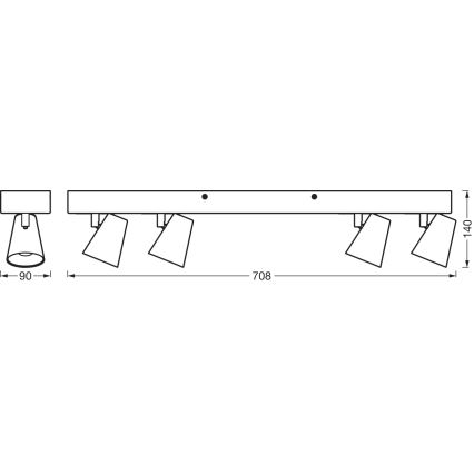 Ledvance - LED Σποτ DECOR NEPTUNE LED/27W/230V