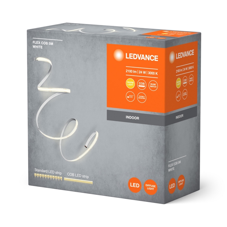 Ledvance - Ευέλικτη ταινία LED FLEX COB 5m LED/24W/230V