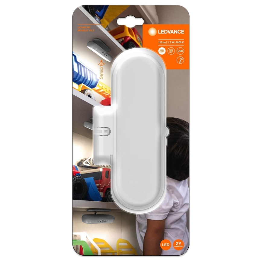 Ledvance - LED Φωτισμός επίπλων με αισθητήρα MOBILE LED/1,2W/5V 500 mAh 4000K