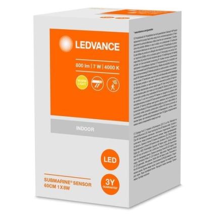 Ledvance - LED Φωτιστικό βαρέως τύπου με αισθητήρα SUBMARINE 1xG13/8W/230V IP65