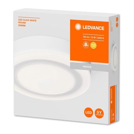 Ledvance - LED  Φωτιστικό οροφής ROUND LED/15W/230V d. 20 cm