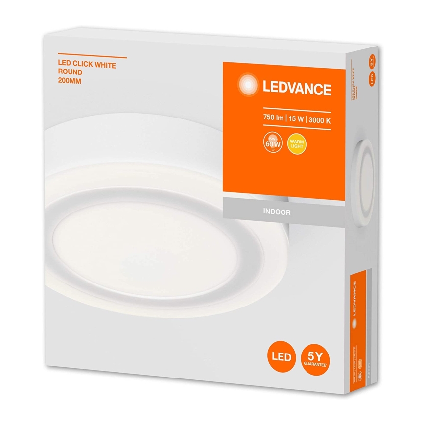 Ledvance - LED  Φωτιστικό οροφής ROUND LED/15W/230V d. 20 cm