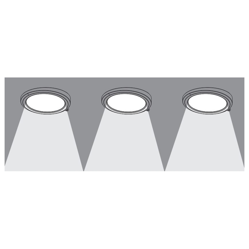 Ledvance - SET 3x LED Dimmable φωτιστικά πάγκου κουζίνας SMART+ LED/6,5W/230V 3000-6500K Wi-Fi