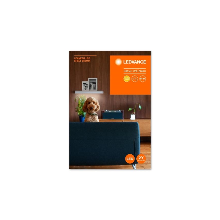 Ledvance - Ράφι με LED φωτισμό LINEAR LED/12W/230V 60 εκ. IP44