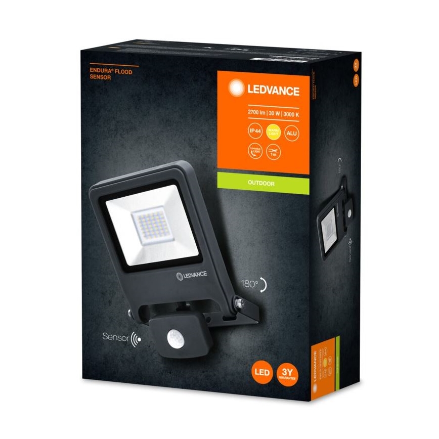 Ledvance - Προβολέας LED με αισθητήρα ENDURA LED/30W/230V IP44