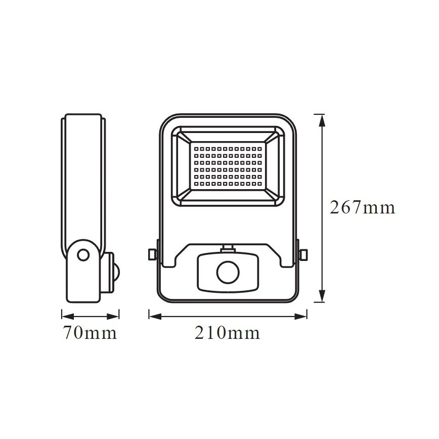 Ledvance - Προβολέας LED με αισθητήρα ENDURA LED/50W/230V IP44