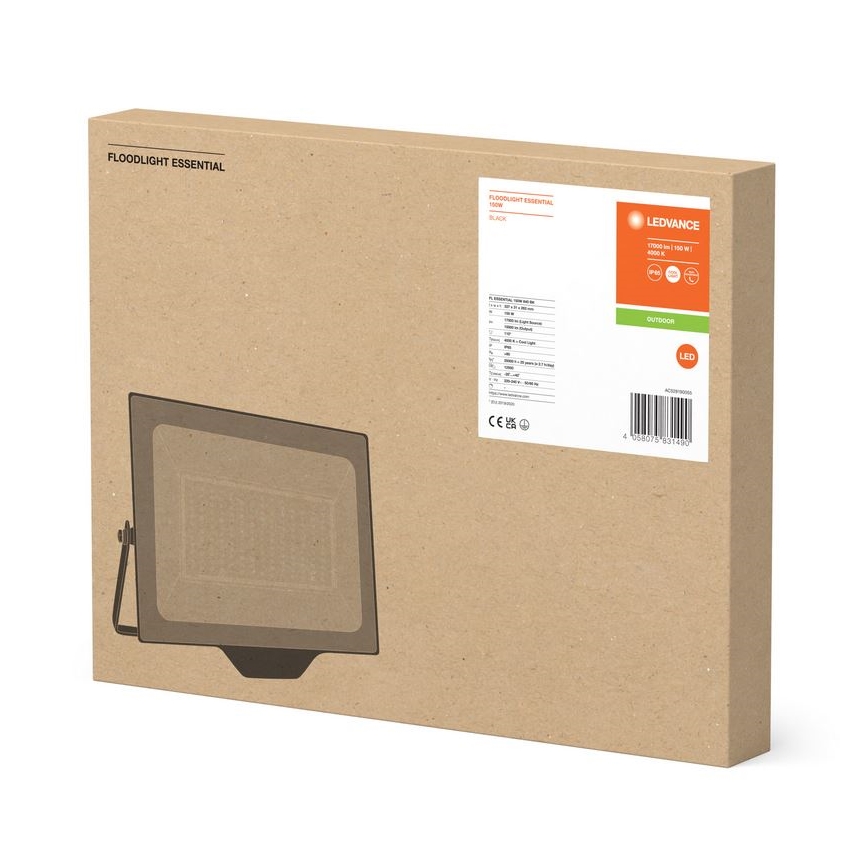 Ledvance - LED Εξωτερικού χώρου wall προβολέας FLOODLIGHT ESSENTIAL LED/150W/230V IP65