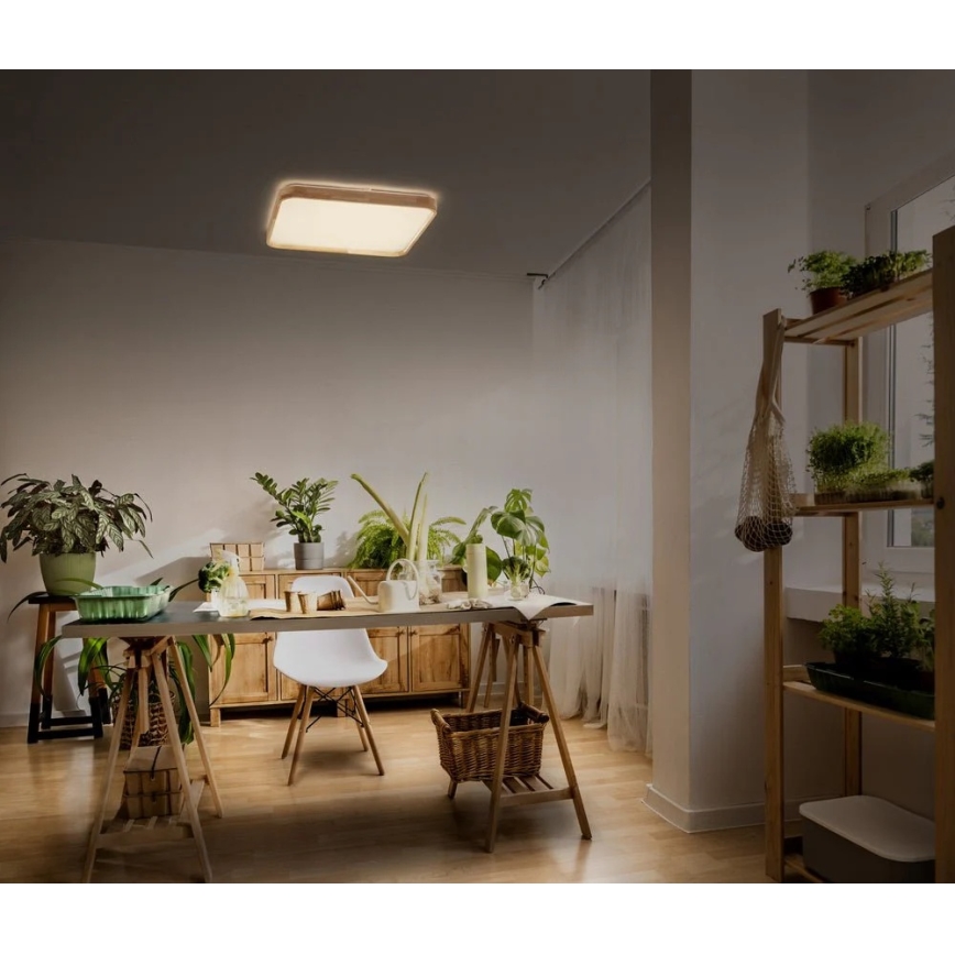 Ledvance - Ρυθμιζόμενο LED φωτιστικό οροφής ORBIS LED/16W/230V 3000K 29x29 cm