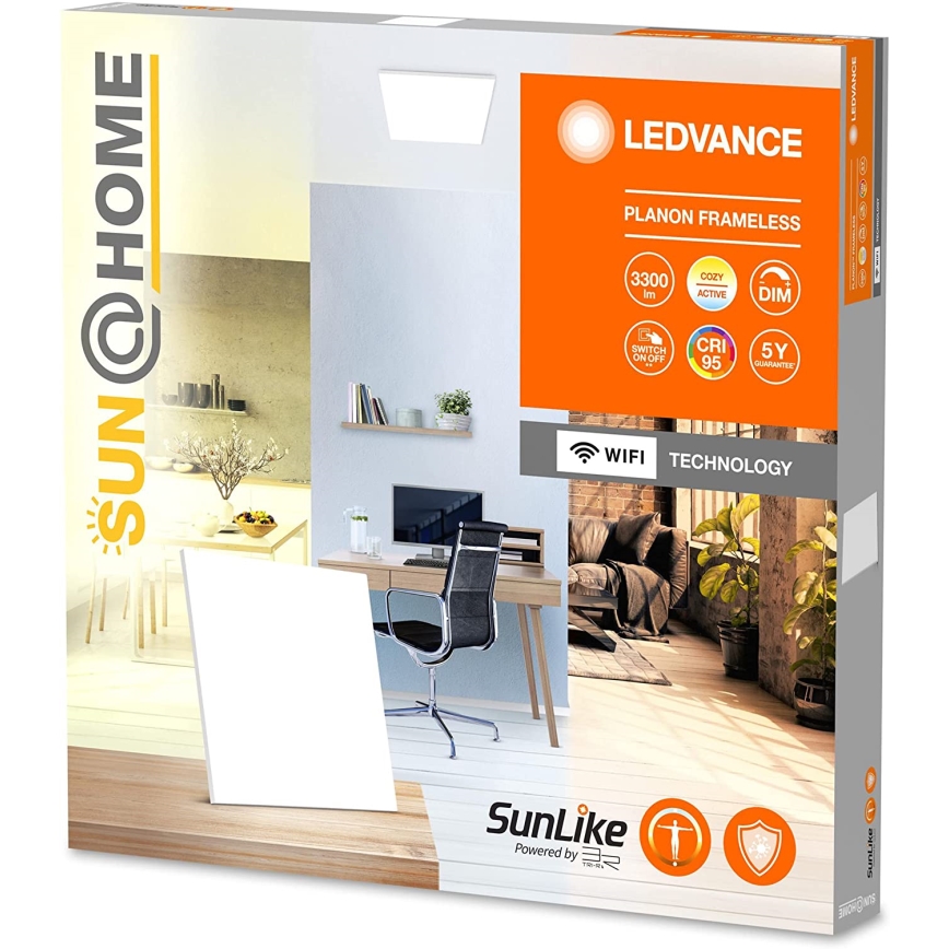 Ledvance - LED Ρυθμιζόμενο πάνελ οροφής SUN@HOME LED/35W/230V 2200-5000K CRI 95 Wi-Fi