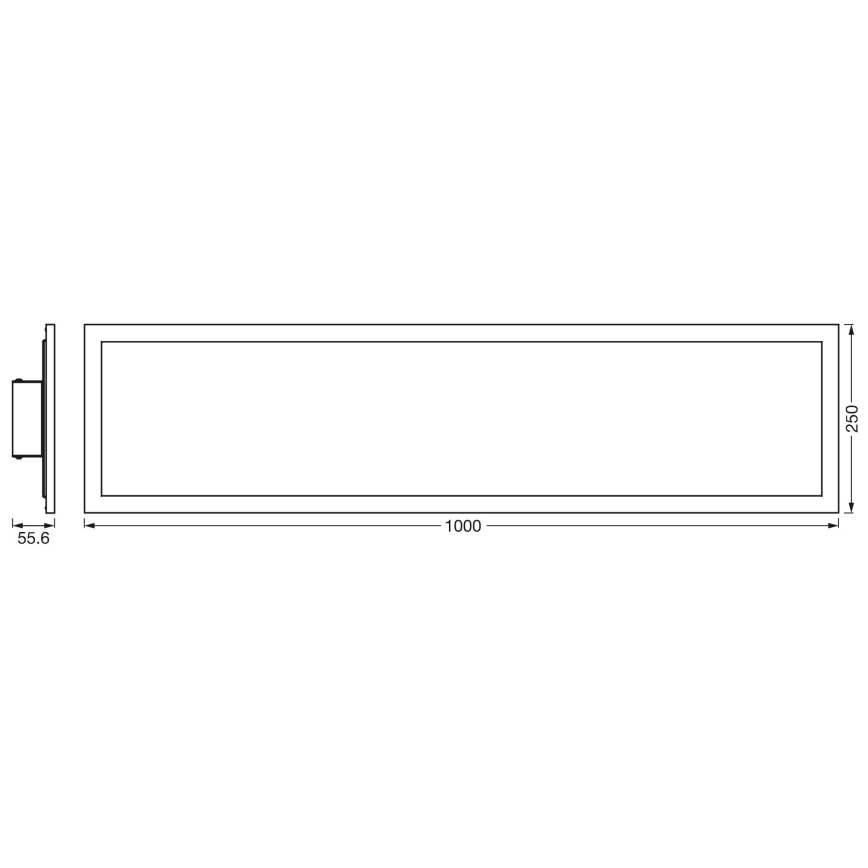Ledvance - LED RGBW Ρυθμιζόμενο πάνελ SMART+ PLANON LED/30W/230V 3000-6500K Wi-Fi 100x25 cm + τηλεχειριστήριο