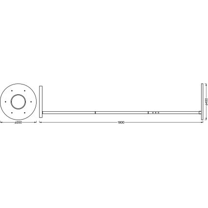 Ledvance - Ρυθμιζόμενο επιδαπέδιο φωτιστικό LED SUN@HOME LED/36W/230V 2200-5000K CRI 95 Wi-Fi