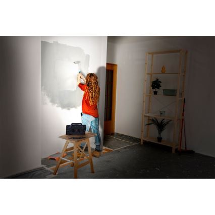 Ledvance - LED Ρυθμιζόμενος εξωτερικός επαναφορτιζόμενος προβολέας WORKLIGHT BATTERY LED/26W/5V 2200 mAh IP54