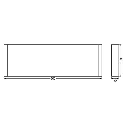 Ledvance - Shelf με φωτισμό LED LINEAR LED/12W/230V 60 cm IP44