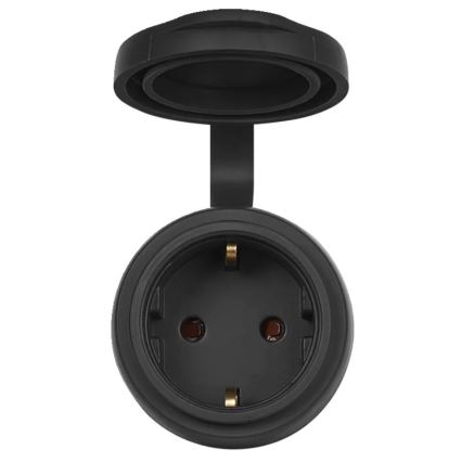 Ledvance - Smart Εξωτερικού χώρου πρίζα SMART+ 3680W/230V/Type F/SCHUKO 16A IP44 μαύρο