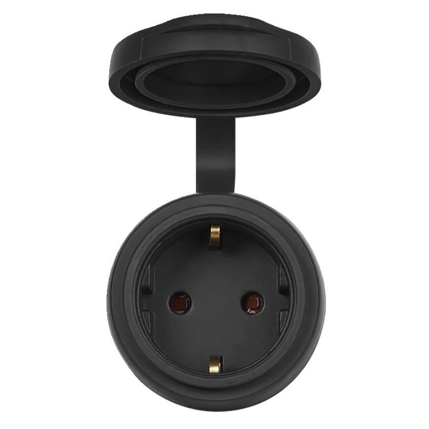 Ledvance - Smart Εξωτερικού χώρου πρίζα SMART+ 3680W/230V/Type F/SCHUKO 16A IP44 μαύρο