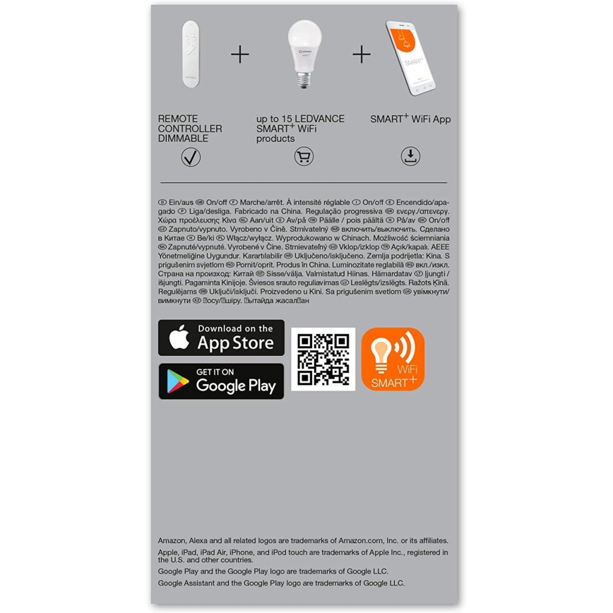 Ledvance - τηλεχειριστήριο SMART+ 2xAAA Wi-Fi