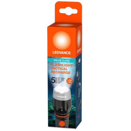 Ledvance - Επαναφορτιζόμενος φακός LED FLASHLIGHT LED/3,2W/5V 1500mAh