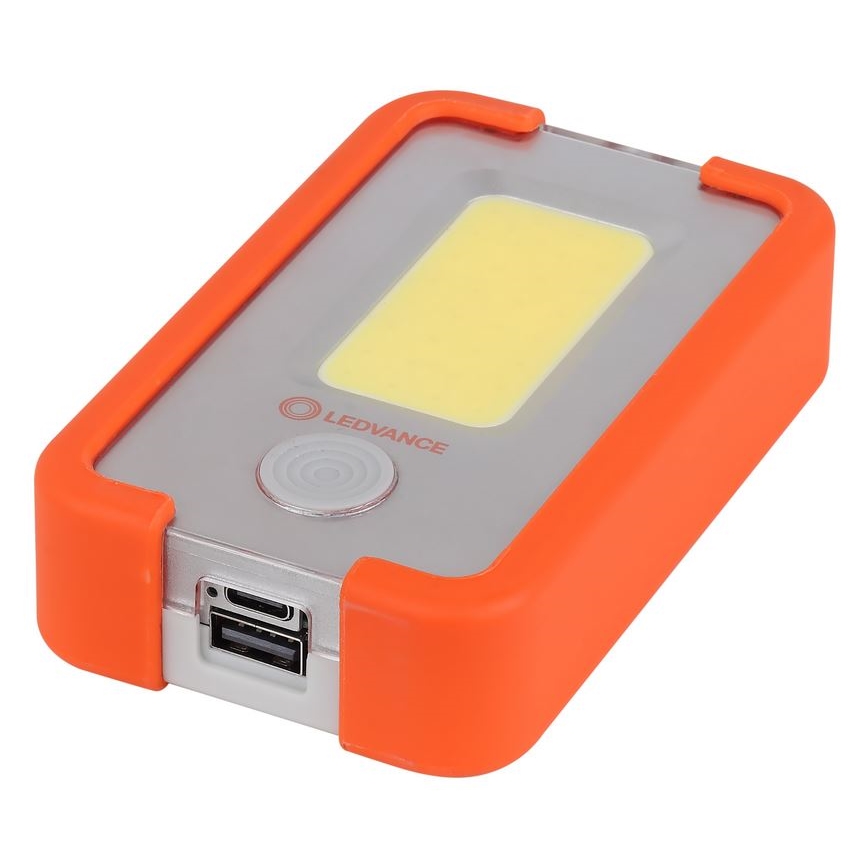 Ledvance - Επαναφορτιζόμενος φακός LED με power bank FLASHLIGHT LED/4W/5V 3000mAh IPX2