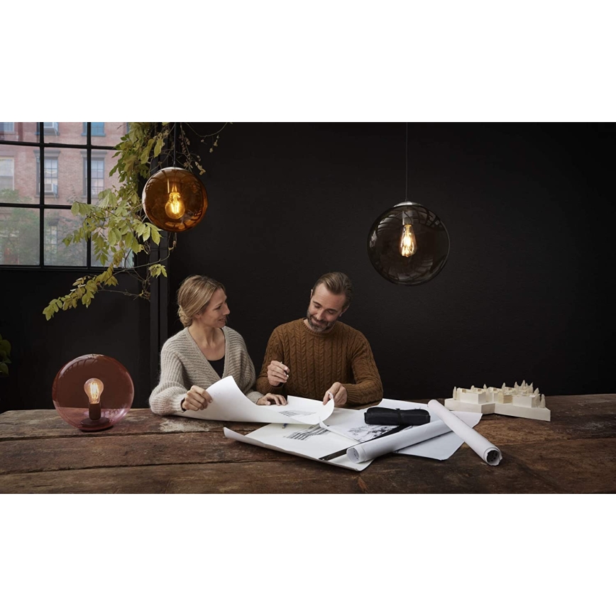 Ledvance - Επιτραπέζια λάμπα BUBBLE 1xE27/40W/230V ροζ