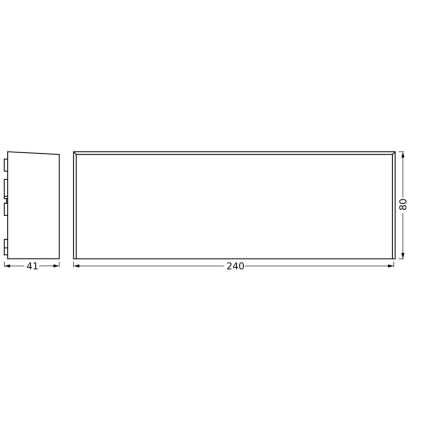 Ledvance - Επιτοίχιο φωτιστικό εξωτερικού χώρου LED ENDURA STYLE IVO LED/6,5W/230V IP65