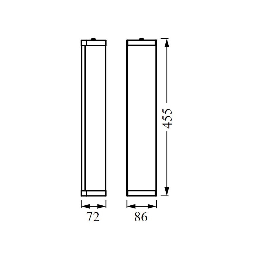 Ledvance - Επιτοίχιο φωτιστικό μπάνιου BATHROOM CLASSIC 3xE14/12W/230V IP44