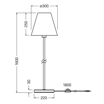 Ledvance - Επιδαπέδια λάμπα DECOR RAFFIA 1xE27/15W/230V ίνες raffia
