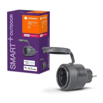 Ledvance - Εξωτερική έξυπνη πρίζα SMART+ PLUG 3680W IP44 SCHUKO