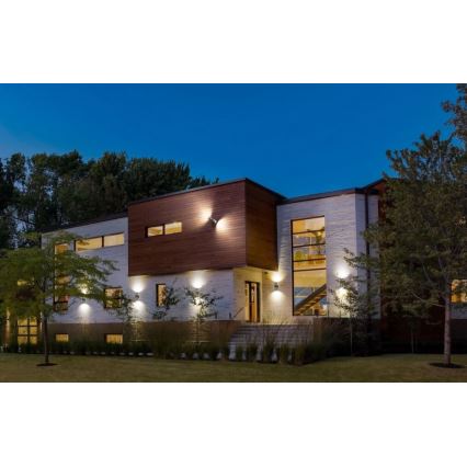 Ledvance - Εξωτερικό επιτοίχιο φωτιστικό ENDURA ROTARY 2xGU10/5W/230V IP44