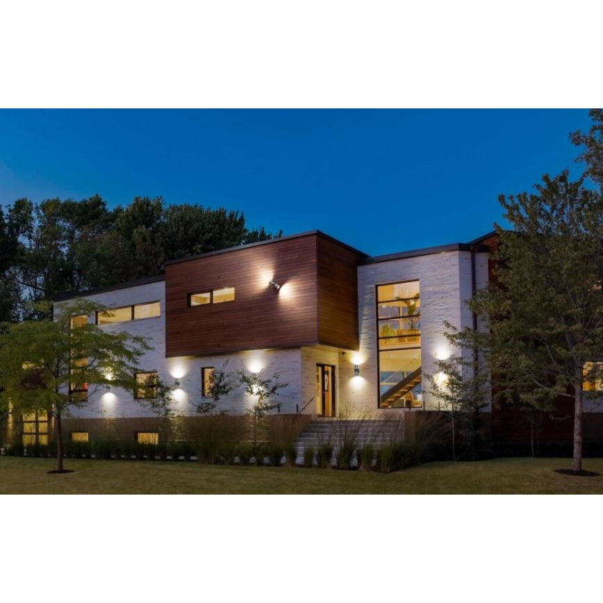 Ledvance - Εξωτερικό επιτοίχιο φωτιστικό ENDURA ROTARY 2xGU10/5W/230V IP44