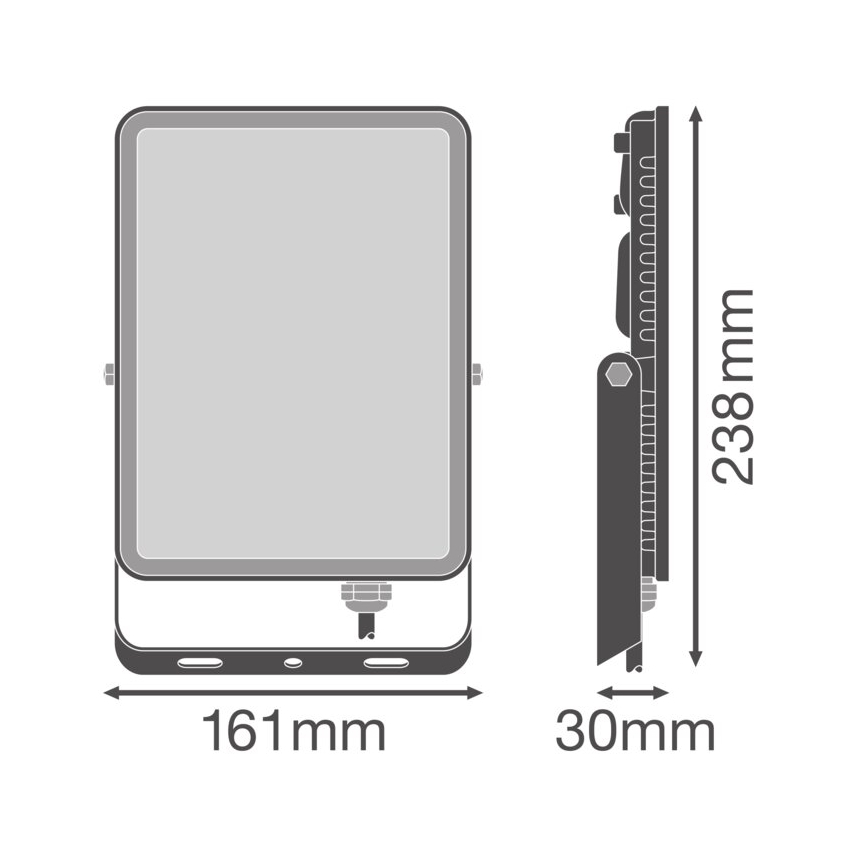 Ledvance - Εξωτερικός επιτοίχιος προβολέας FLOODLIGHT LED/50W/230V IP65