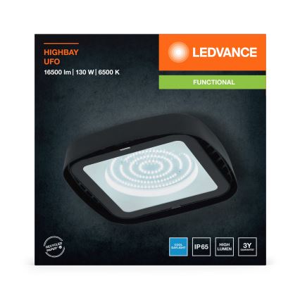 Ledvance - Βιομηχανικό φωτιστικό οροφής LED HIGHBAY LED/130W/230V IP65 6500K