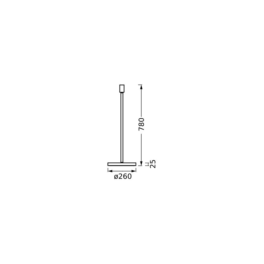 Ledvance - Βάση λάμπας DECOR STICK 1xE27/40W/230V μπεζ