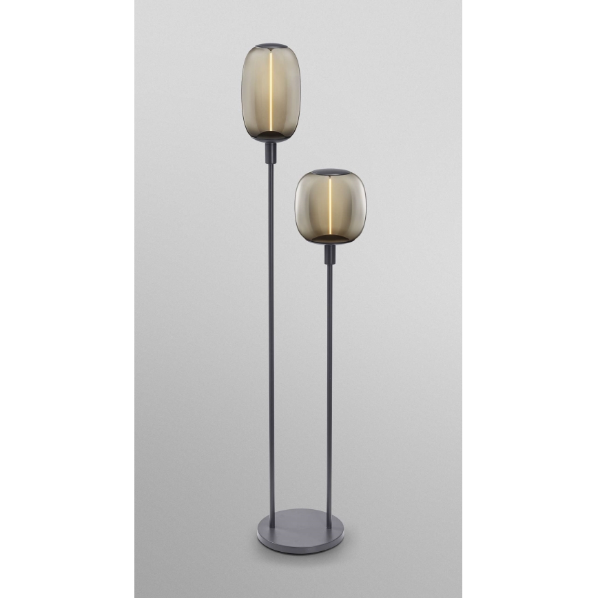 Ledvance - Βάση λάμπας DECOR STICK 2xE27/40W/230V ανθρακί