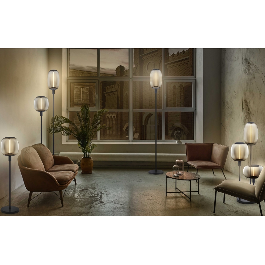 Ledvance - Βάση λάμπας DECOR STICK 3xE27/40W/230V ανθρακί