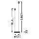 Ledvance - Βάση λάμπας DECOR STICK 3xE27/40W/230V μπεζ