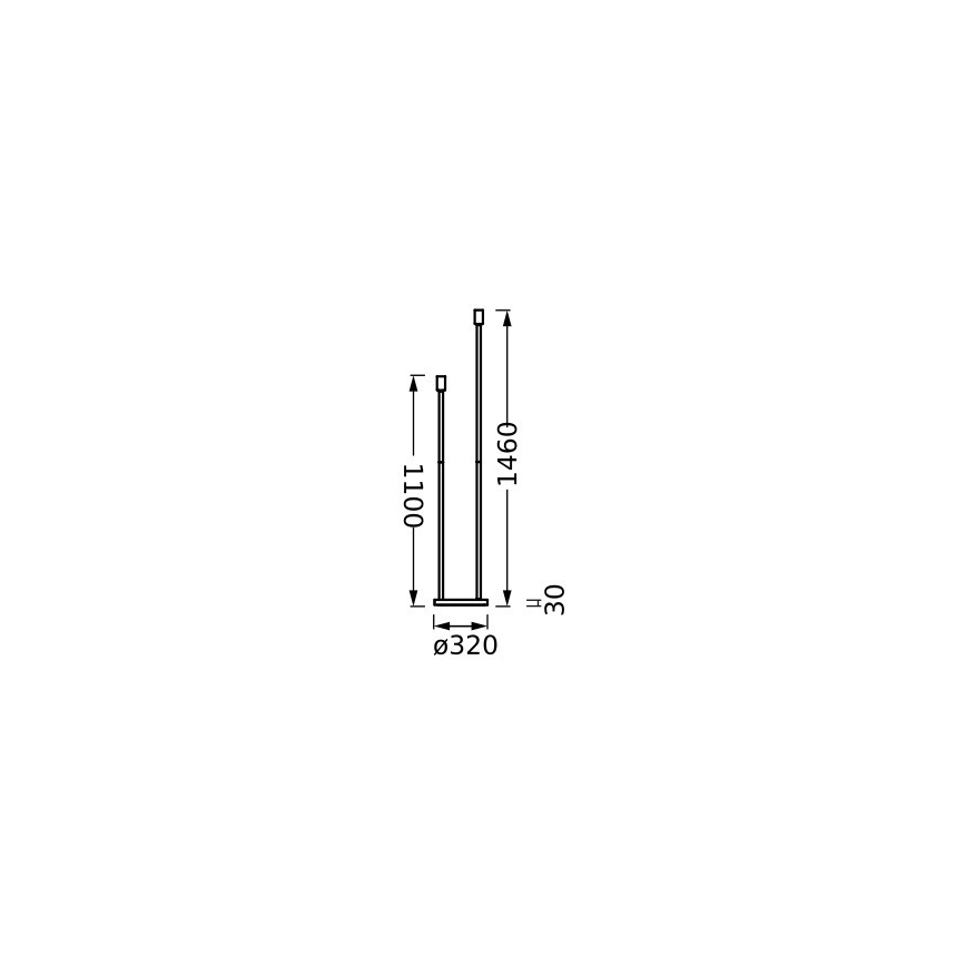 Ledvance - Βάση λάμπας DECOR STICK 3xE27/40W/230V μπεζ