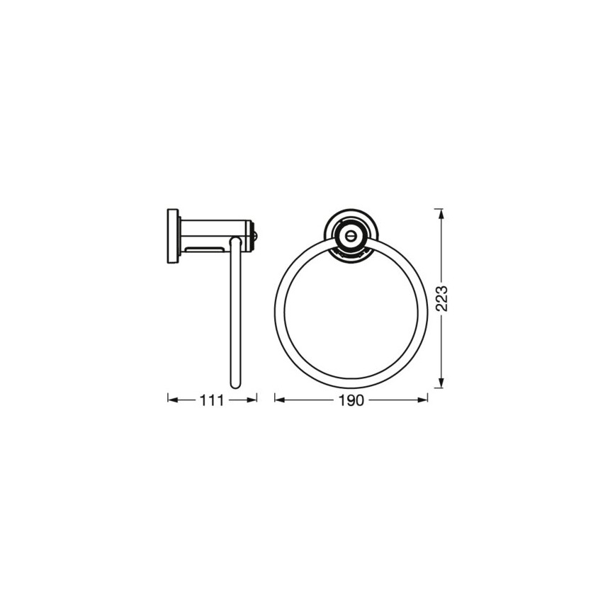 Ledvance - Βάση πετσετών με LED φωτισμό 3xAAA IP44