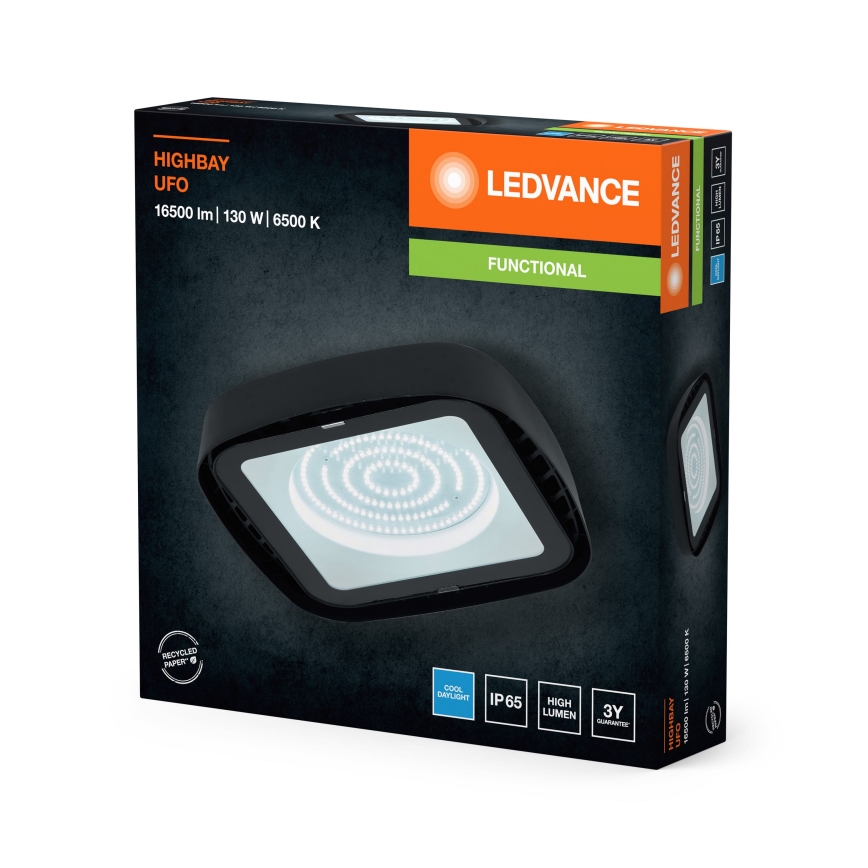 Ledvance - Βιομηχανικό φωτιστικό οροφής LED HIGHBAY LED/130W/230V IP65 6500K