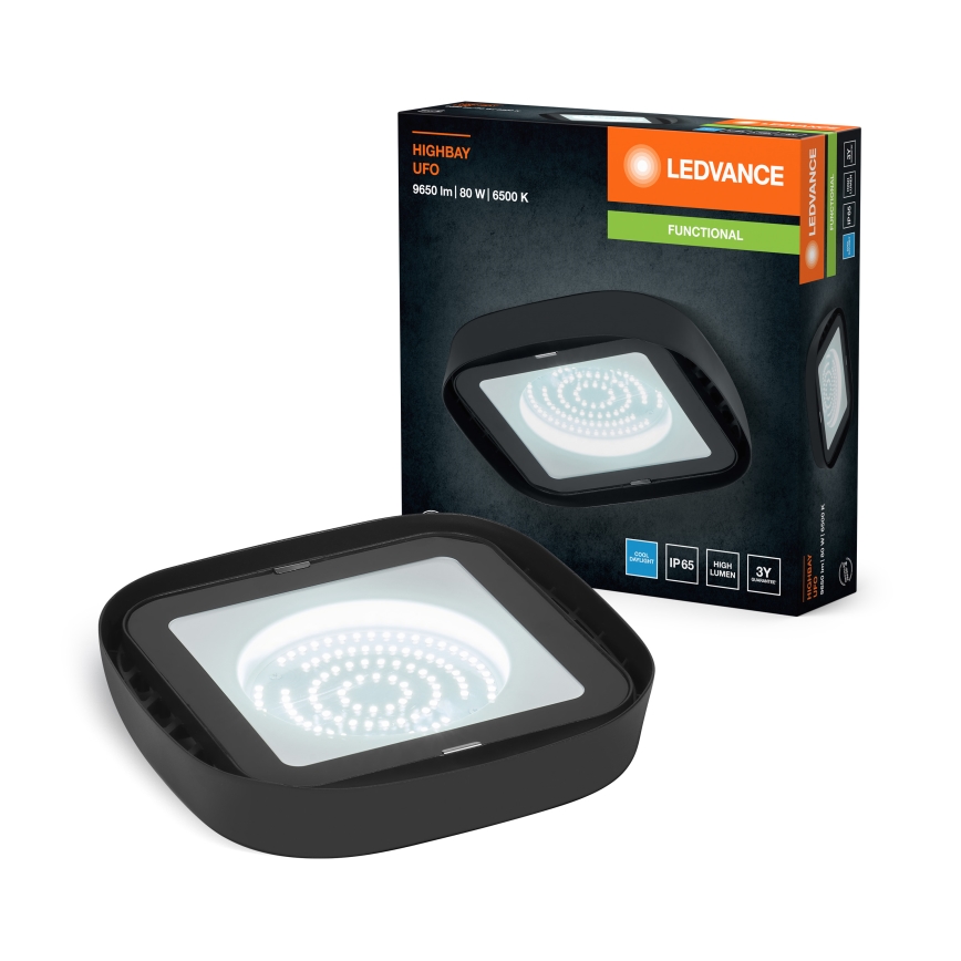Ledvance - Βιομηχανικό φωτιστικό οροφής LED HIGHBAY LED/80W/230V IP65 6500K