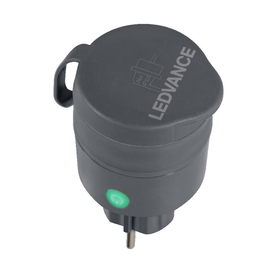 Ledvance - Έξυπνη πρίζα εξωτερικού χώρου SMART+ PLUG 3680W IP44